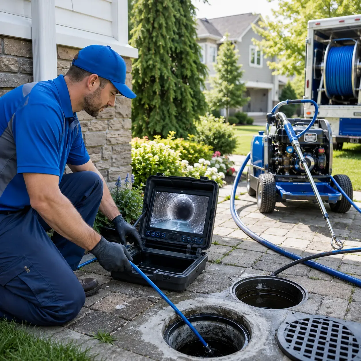 Outdoor drain cleaning professionals serving Uniondale, NY
